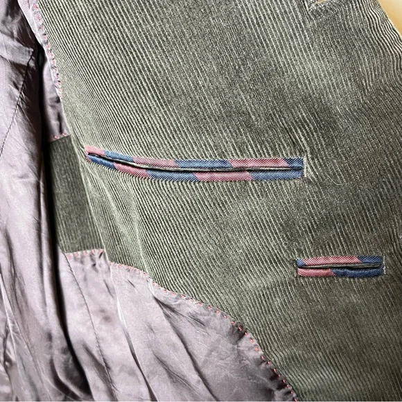 Daniel Cremieux Brown Corduroy Sport coat blazer Large - Picture 9 of 11